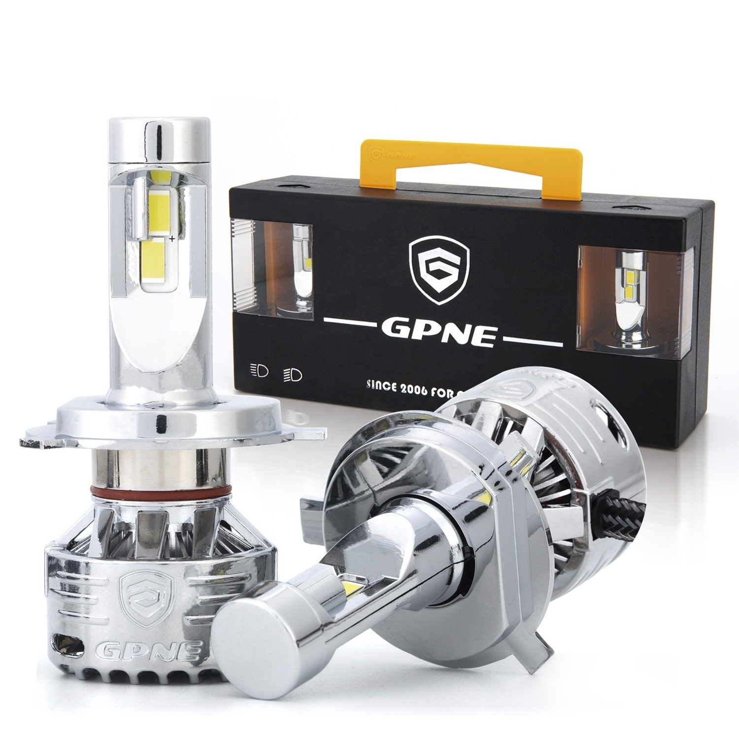 GPNE R6 12v csp 3570 chip 80W H11 H7 h4 lamp car light bulb LED headlight