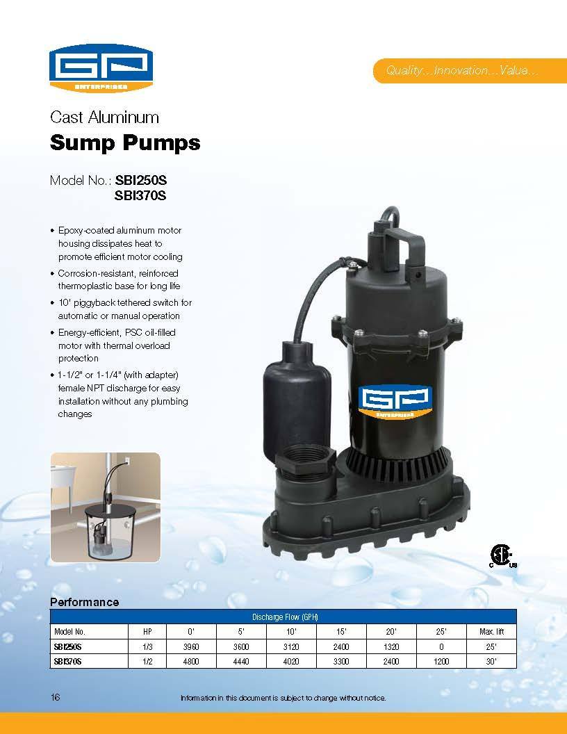 septic system sump pump check valve suppliers Cast Aluminum Sump Pumps importer suppliers