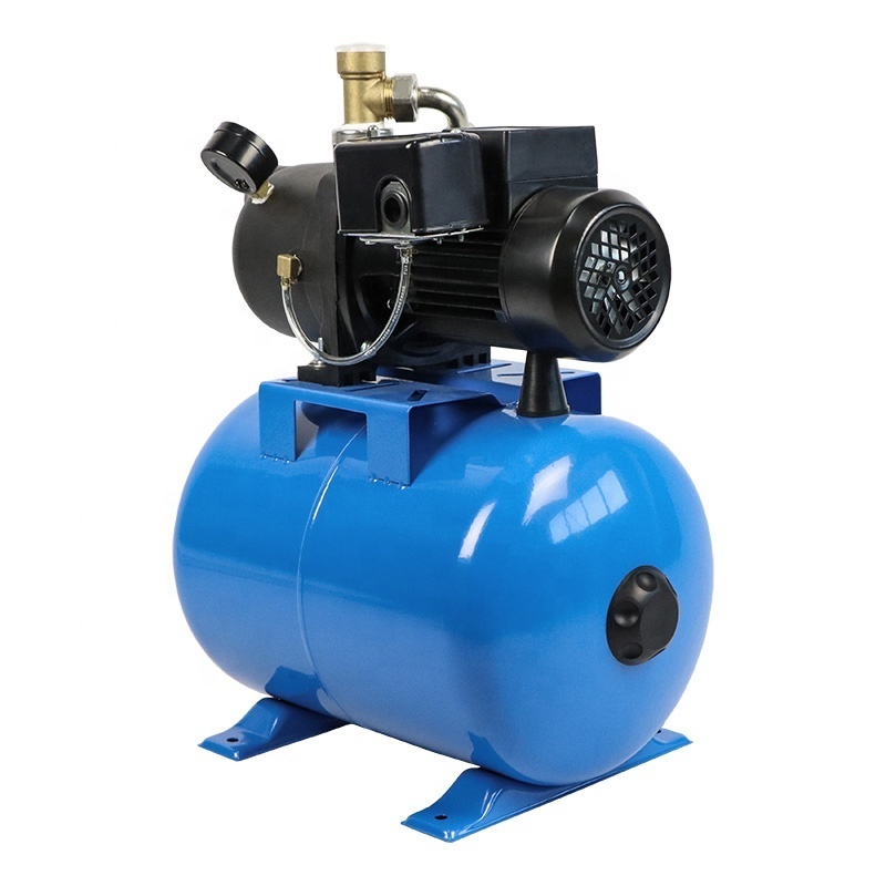 Thermoplastic 230V Motor Water Shallow Well Jet Pump and Tank System for 25 ft depth