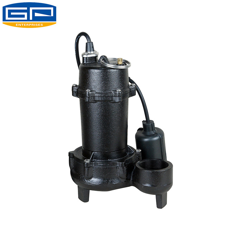 GP Enterprises Made Cast Iron 230V 50Hz Domestic Home Use Submersible Effluent Sewage Dirty Water Pump in factory price