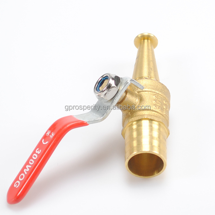 High quality firefighting equipment supplies brass water squirt gun or fire hose nozzle