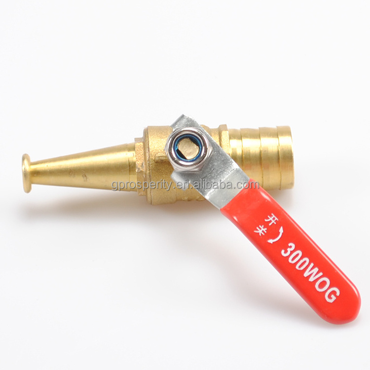 High quality firefighting equipment supplies brass water squirt gun or fire hose nozzle