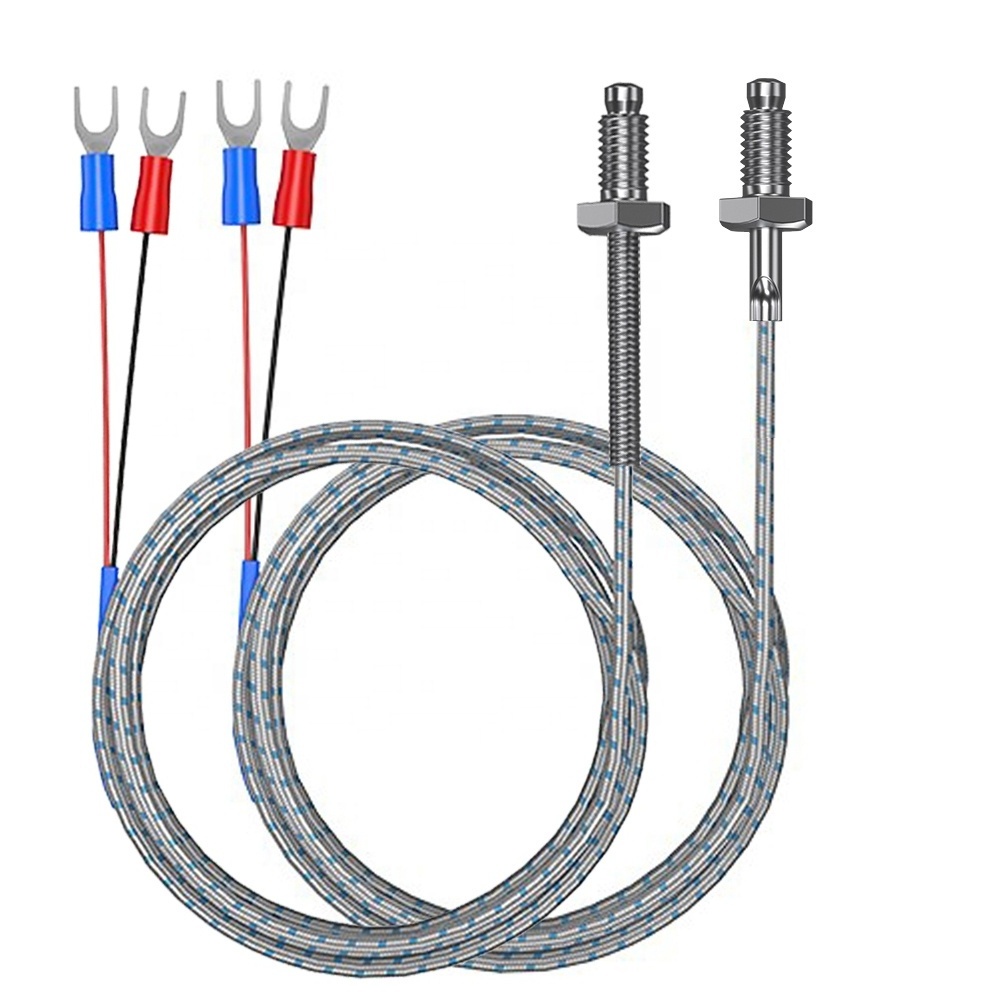 K type Thermocouple Wire, Temperature Sensor With 10m Tail length Range 0-600 With Last line Material shielded cable