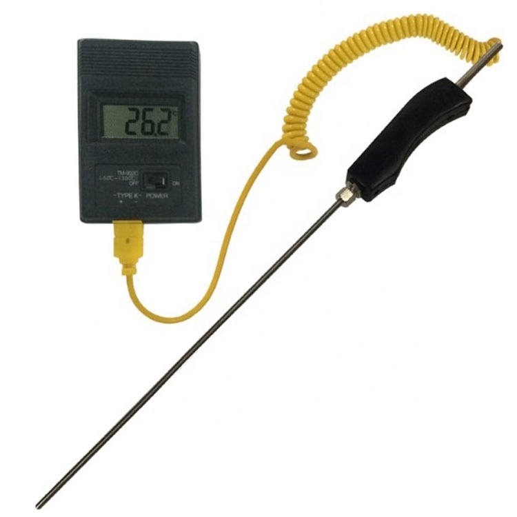 K-type surface thermometer, high temperature furnace temperature measuring rod