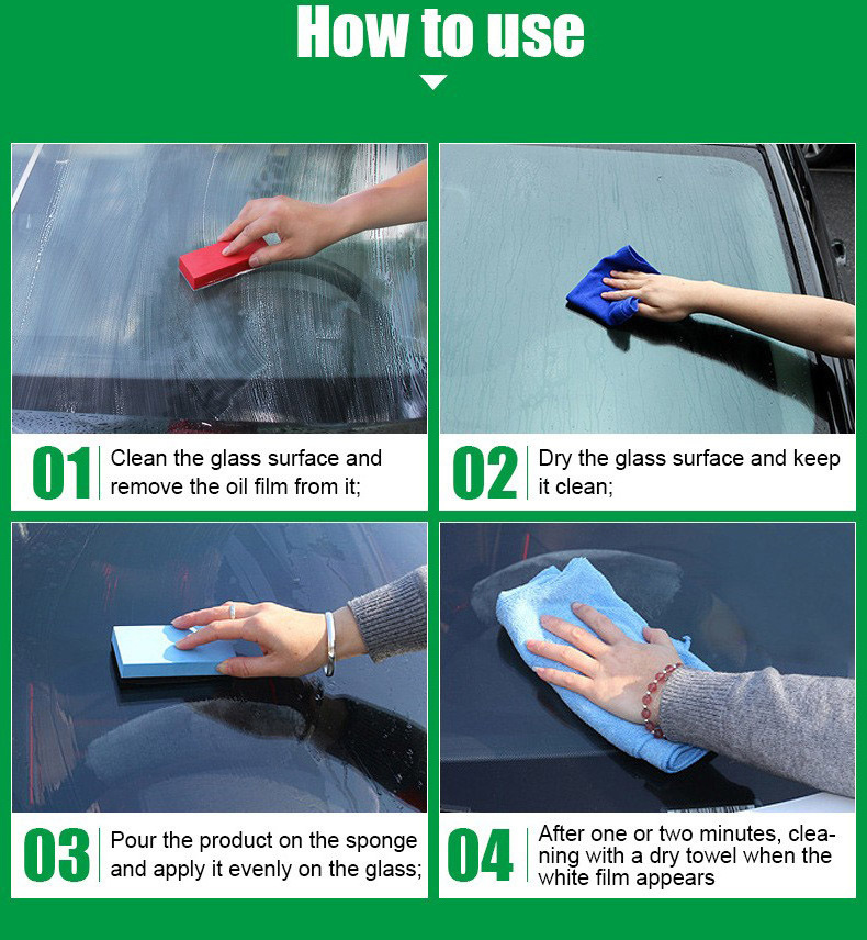 Professional Water Repellent Glass Coating Super Hydrophobic Windshield Nano Coating