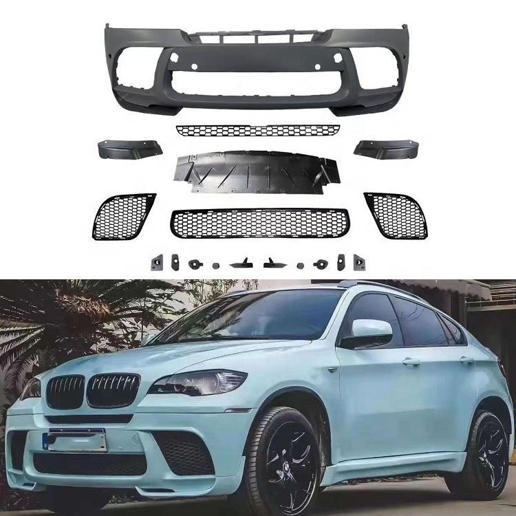 New car parts Mp  Body kit for BMW X6  E71upgrade front bumper with accessories