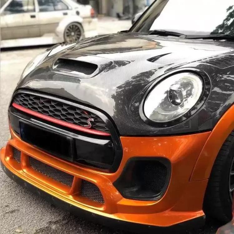 Factory Wholesale -bmw Mini R55 R56 R57 R58 Carbon Fiber Hood Cooper Modified Ag Type Opening Hood Hood Real Carbon Fiber Materi