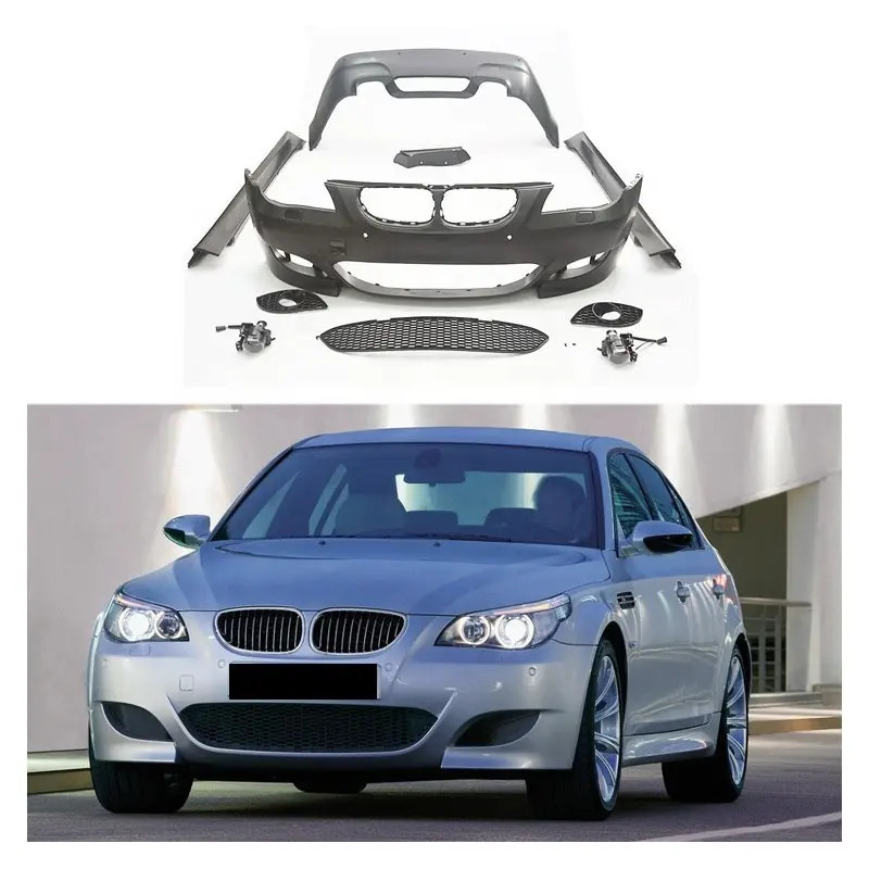 E60 M5 Car Body Kit for Bmw 5 Series 2003-2010 Front Bumper Rear Bumper for Pp Material Fit Body Kit Bumper