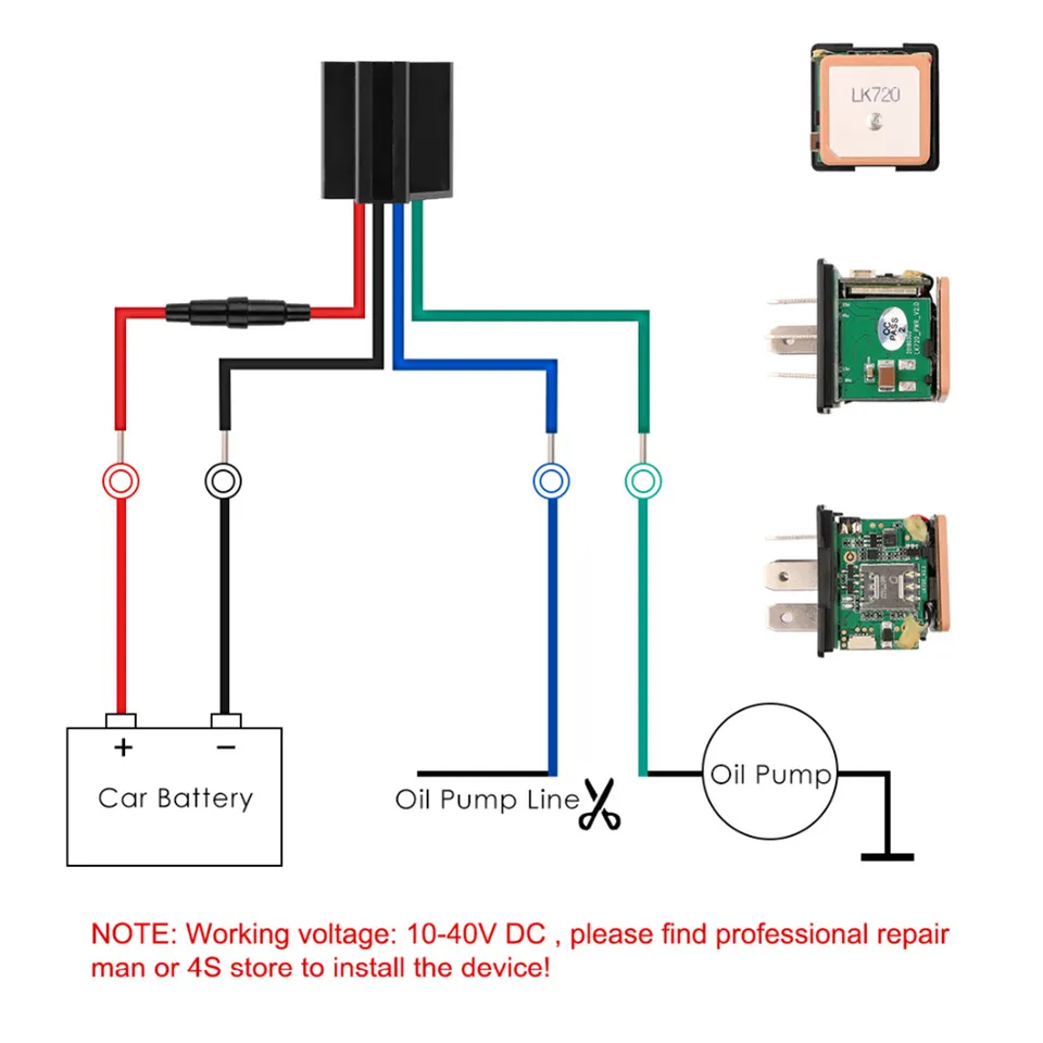 2G Relay GPS Tracker Geo Fence Remote Cut Off Engine Fuel GSM GPRS Tracking Device 2G Signal Tracker