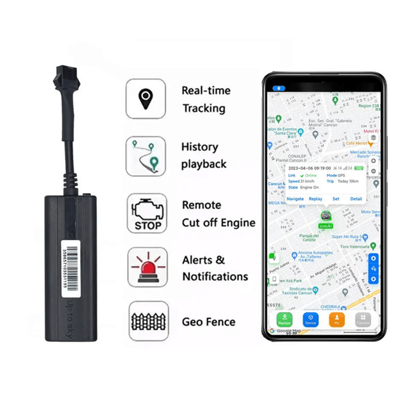 Mini car GPS Tracking System Remote control gps tracking vehicle tracker TK003 for vehicle