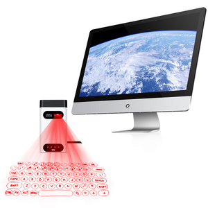 Portable Bluetooths Virtual Laser Keyboard Wireless Projection Mini Touch Keyboard With Mouse Function For Computer Phone Laptop