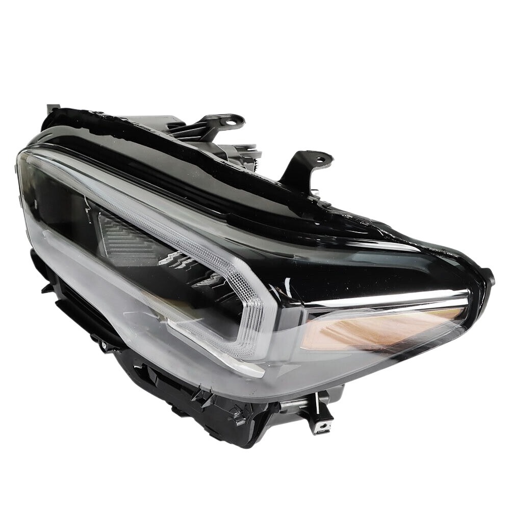 Clear Lens Driver Left Side Full LED Black Headlight For Toyota Tacoma 2020-2023