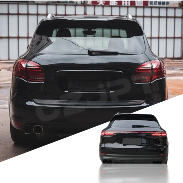 Supply Rear Car bumper facelift body kit For 958 to 9Y0 porsche cayenne body kit Upgrade