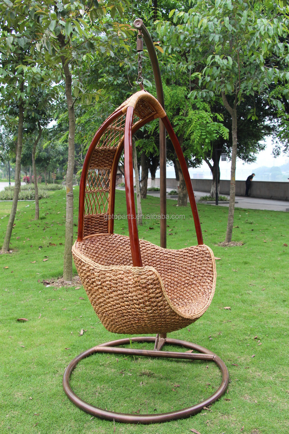 Balcony Swings Design Rattan Hanging Chair Cane Wing