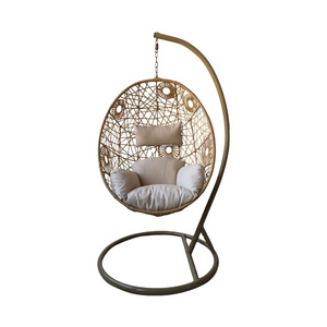 Cheap Round Balcony Garden Swing Chair Outdoor Furniture Patio Swings Hanging Sensory Rattan Egg Chair