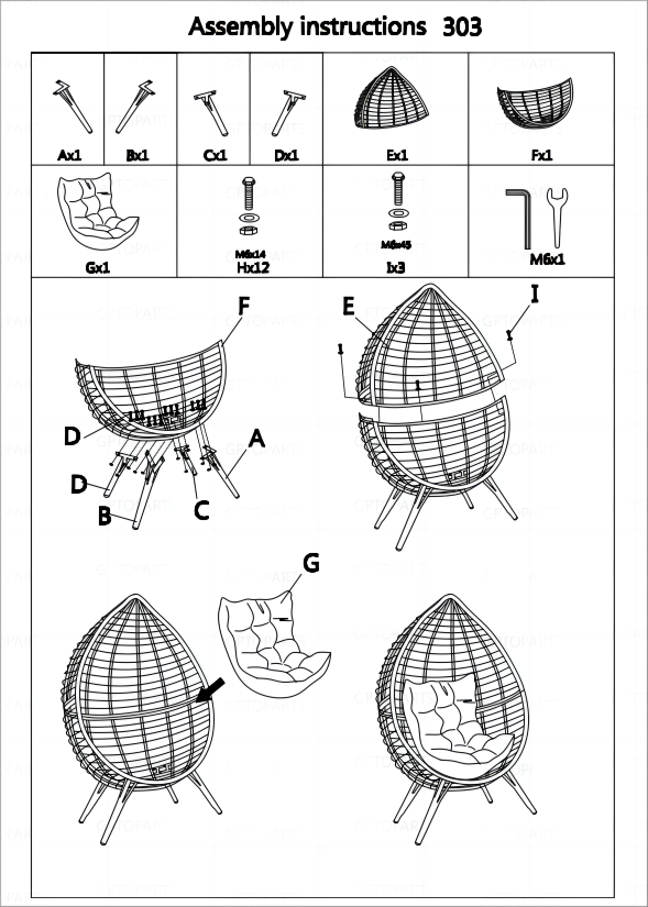 Wholesale/Outdoor/Indoor/Factory Furniture Design Modern Customized Style Outdoor Swings Patio Garden Leisure Swing Chair