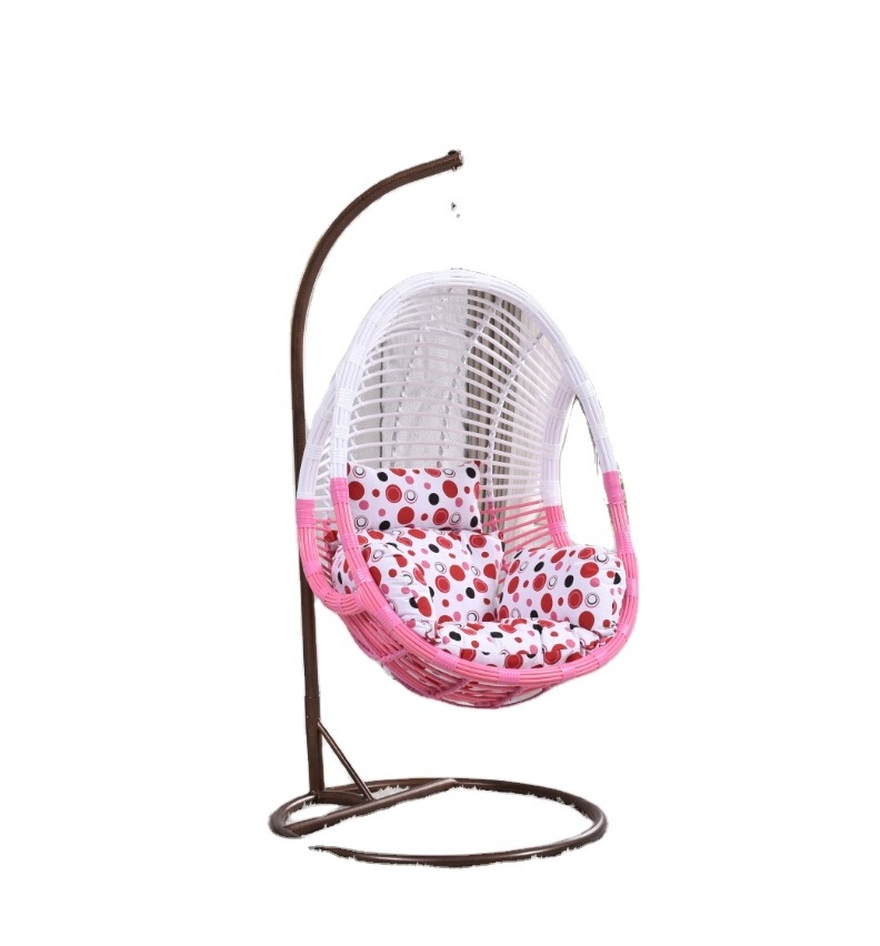 Hanging baby swing chair with stand