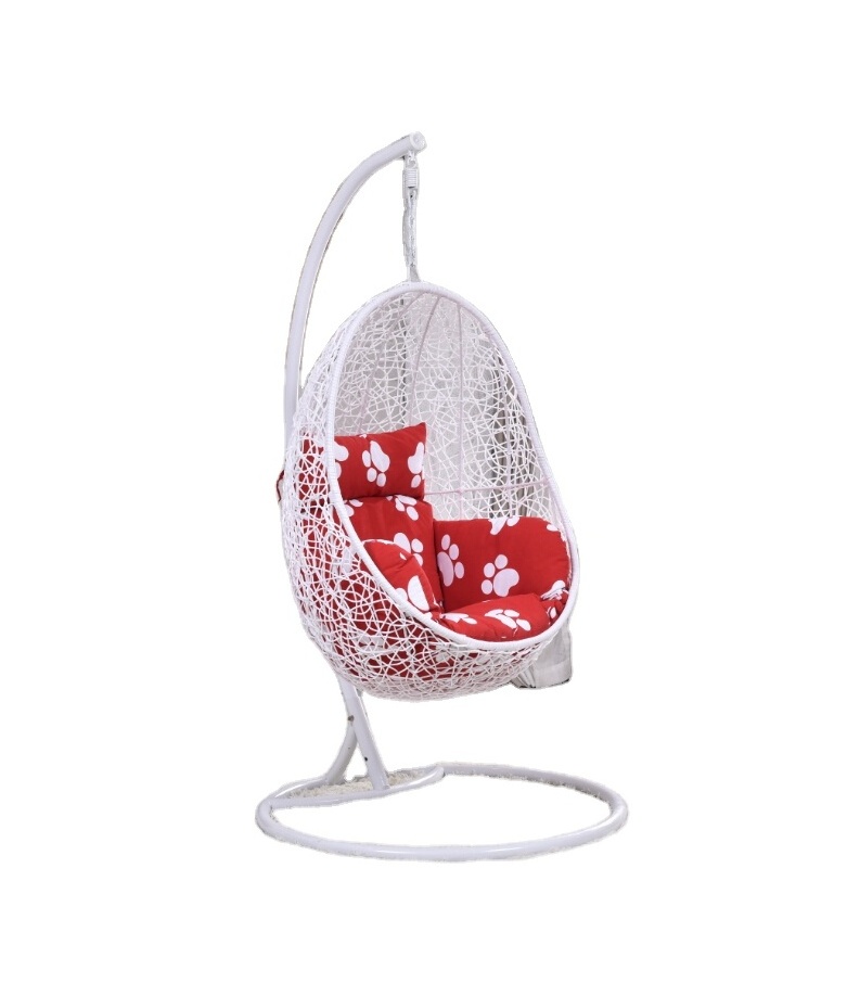 Hanging egg shaped chair sale with stand