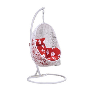 Hanging egg shaped chair sale with stand