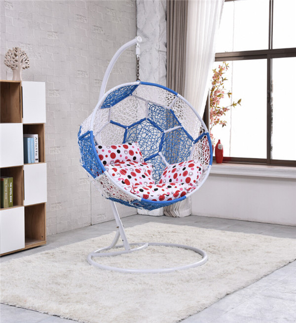 Hanging egg shaped chair sale with stand