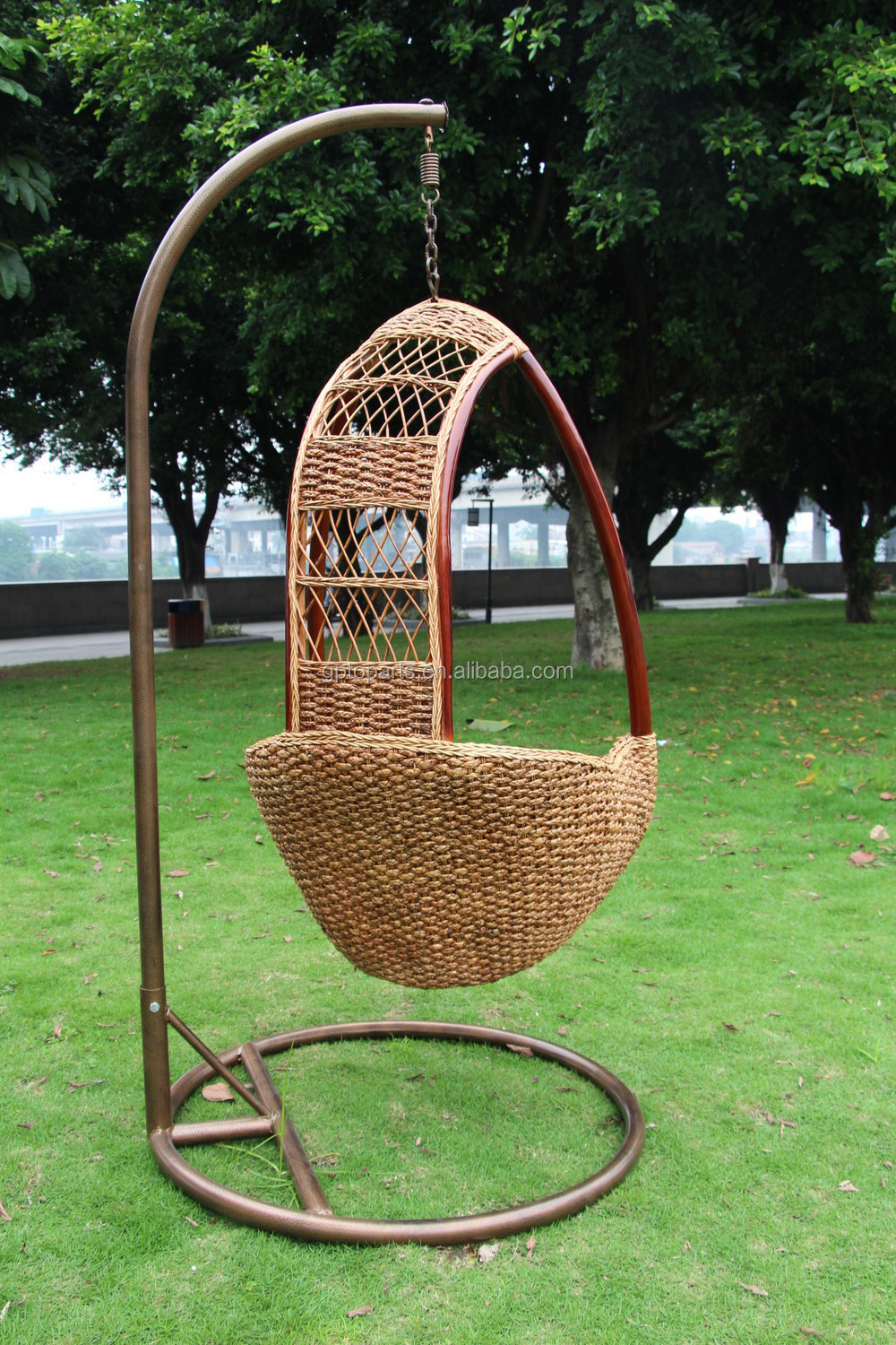 Balcony Swings Design Rattan Hanging Chair Cane Wing