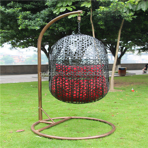 Wicker Rattan Swing Bed Chair Weaved Egg Shape Hanging Hammock