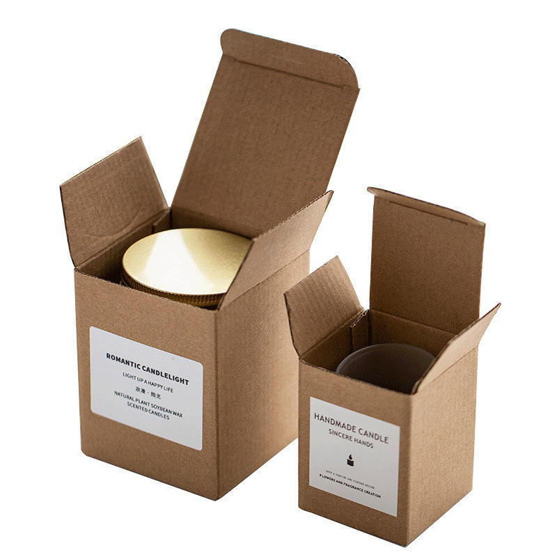 High Quality Flat Lid Candle Jar Box with Eva Insert Empty Candle Packaging Boxes Luxury Gift Box with Lid  for Candles