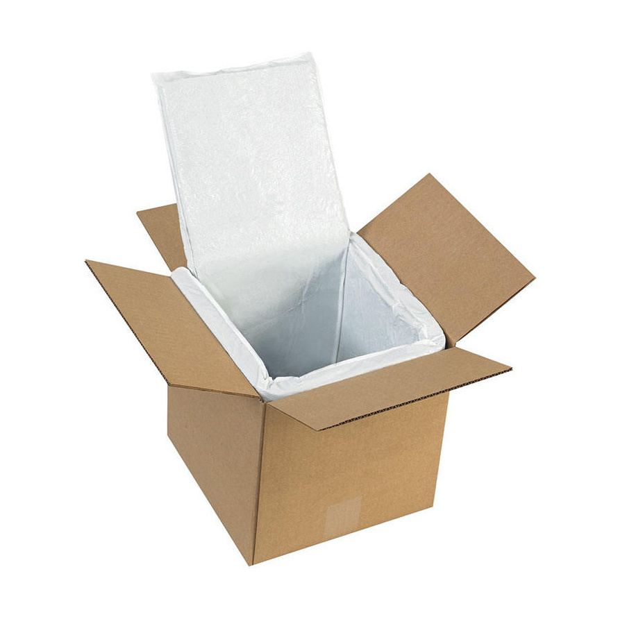 Wholesale Custom Insulation Insulated Cardboard Carton Boxes Cold Shipping Packaging Box For Transporting Frozen Food