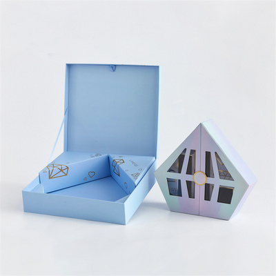 Diamond Shape Skincare Gift Box Lip Gloss Packaging Box Cosmetic Boxes for Packaging Beauty Products