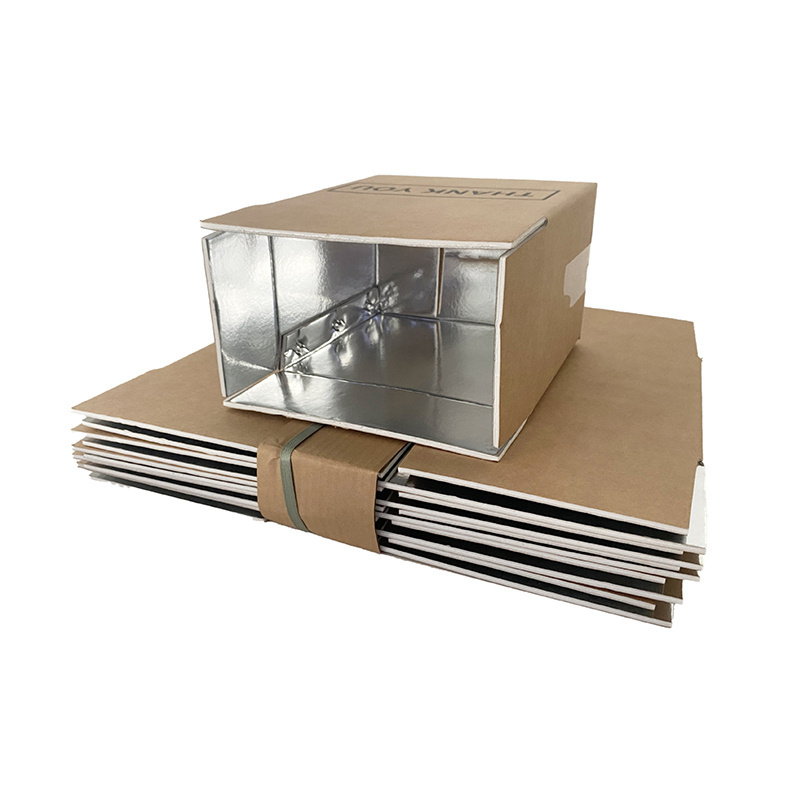 Custom Cold Chain Shipping Packaging Box Refrigerator Seafood Thermal Insulated Packaging Cardboard Box