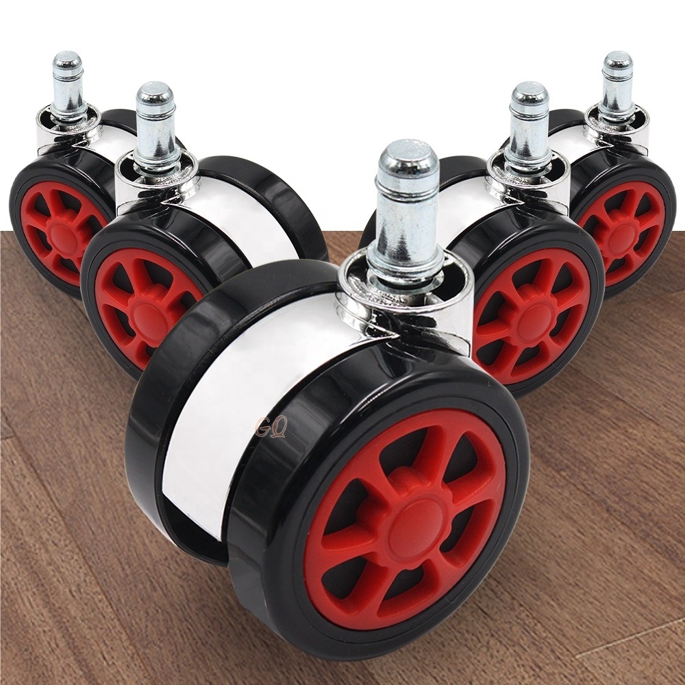 Heavy Duty Office Chair Wheels Replacement Office Chair Caster Wheel Roller Blade Furniture sliding gaming Casters Wheels