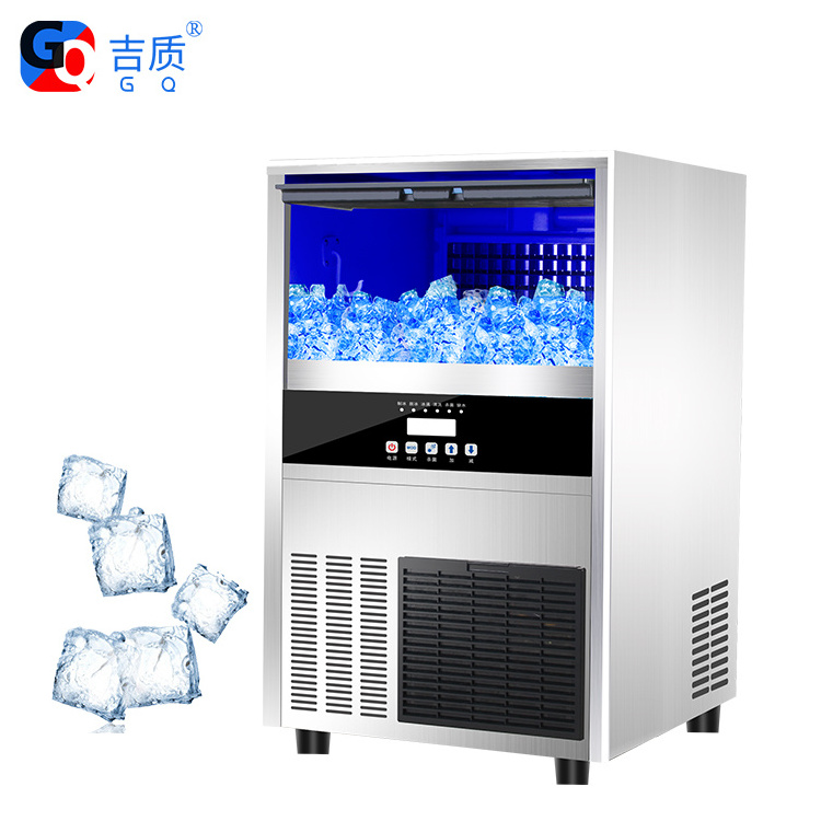 GQ 40 Stainless Steel High Quality Ice Cube Making Machine Snow Flake square Crystal Clear Ice Maker