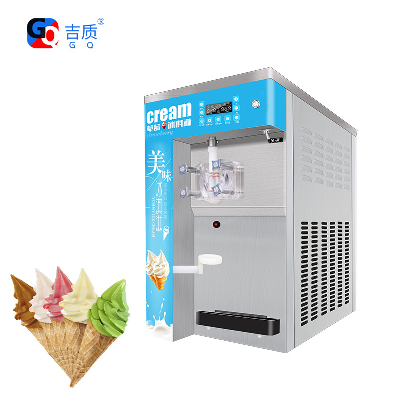 GQ-25AB Commercial Turkish Automatic Dispense Freeze Ice Cream Packing Machine Table Multifunctional Milking Machine for Men GQ