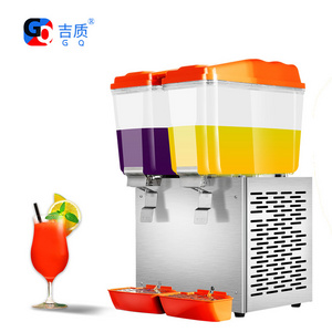 GQ-JD216 Commercial Hotel Twin Bowl Hot Cold Drink Electric Fruit Juice Dispenser