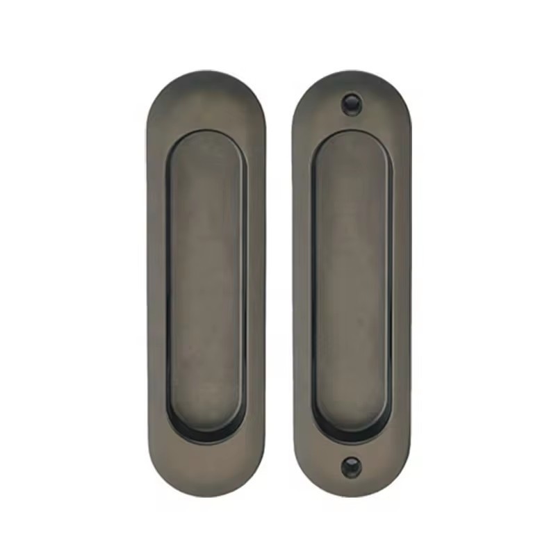 Stainless Steel 304 201 Hidden Flush Door Recessed Pull Sliding Door Handle concave stainless steel chair handle