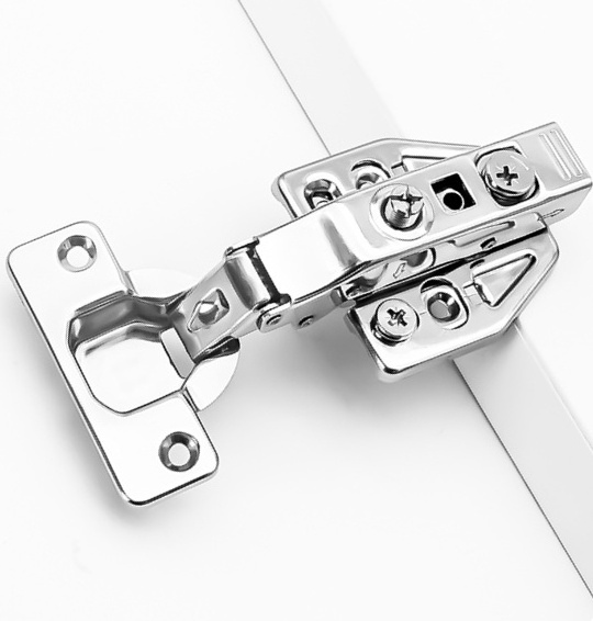 GQK 35mm 3D Adjustable Kitchen Hardware Clip On close office self closing hydraulic door hinge Furniture Cabinet Hinge