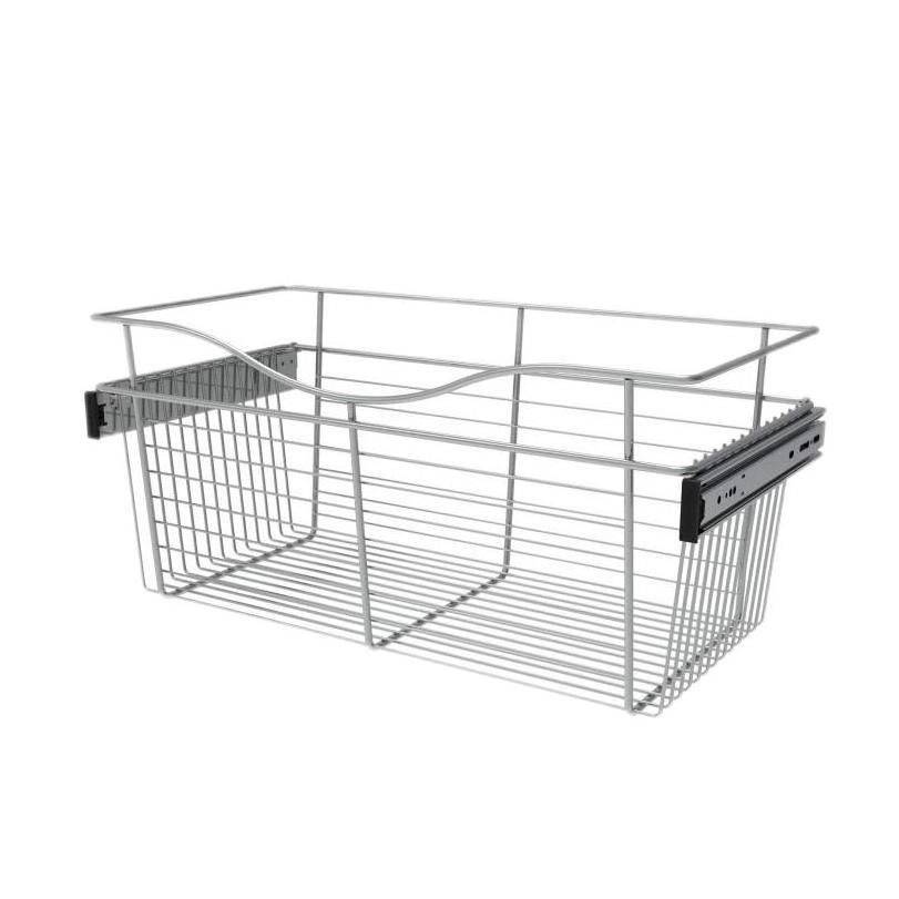 Factory hot sale Kitchen Accessories Pullout Wire Basket Stainless Steel Wire Basket