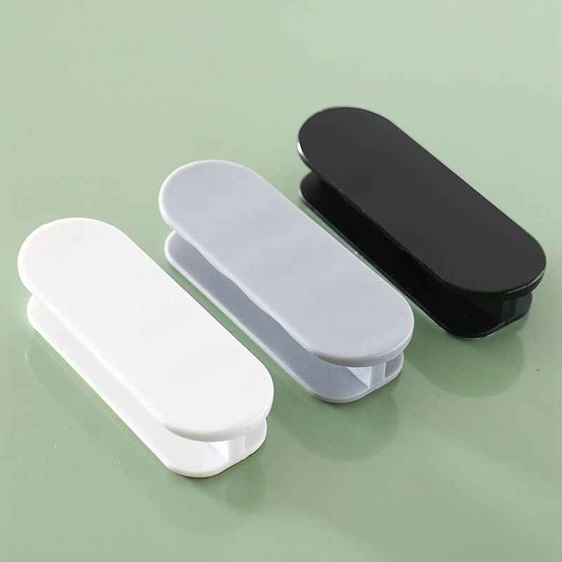 High Quality New Creative Punch Free Plastic Kitchen Drawer Cabinet Door Handle Furniture Handle For Kitchen Cabinet