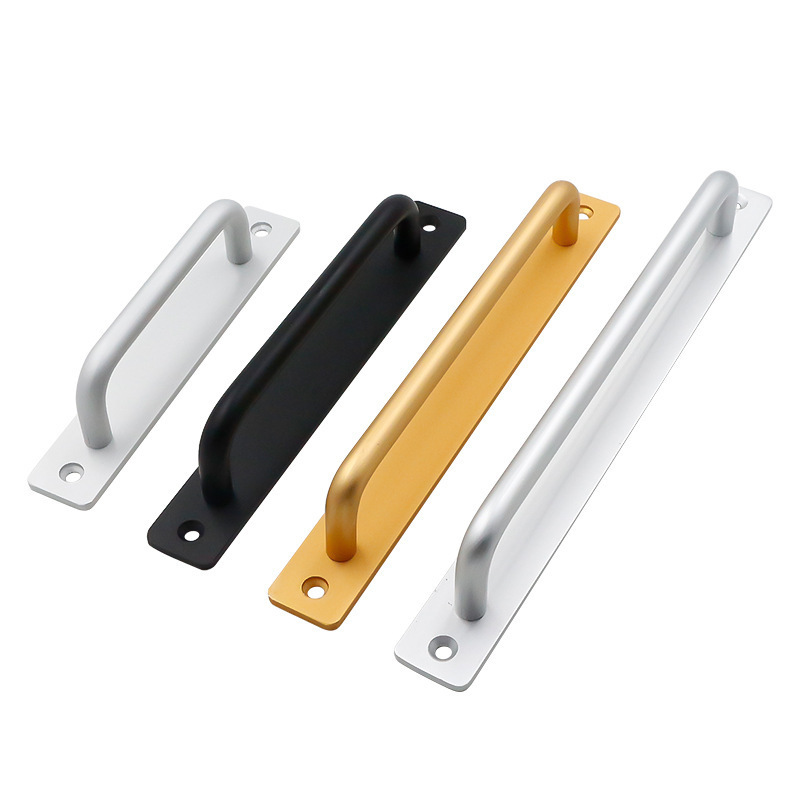 Hot aluminum open door handle push and pull balcony door aluminum sliding door handle