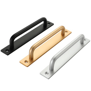 Hot aluminum open door handle push and pull balcony door aluminum sliding door handle