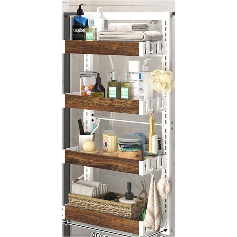 Over the Door Pantry Organizer, 4 Tier Metal Hanging Spice Rack