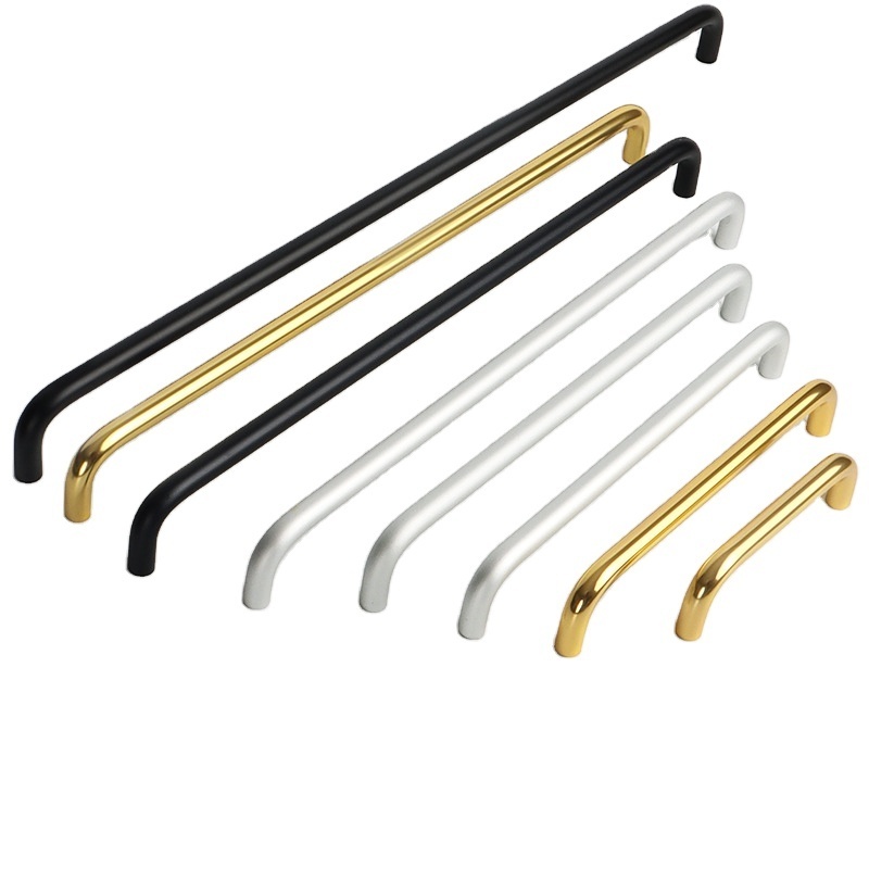 Factory-Sold Pure Copper Pull Handles Gold Nordic Style for Furniture Cabinets Dresser and Bedroom/Warehouse Usage