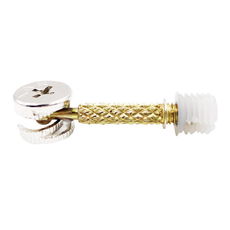 GQK Mini Fix Connector Screw Bolt for Cabinet Cam Lock KD Fittings for Dining Living Room Workshop Staircase Villa Furniture