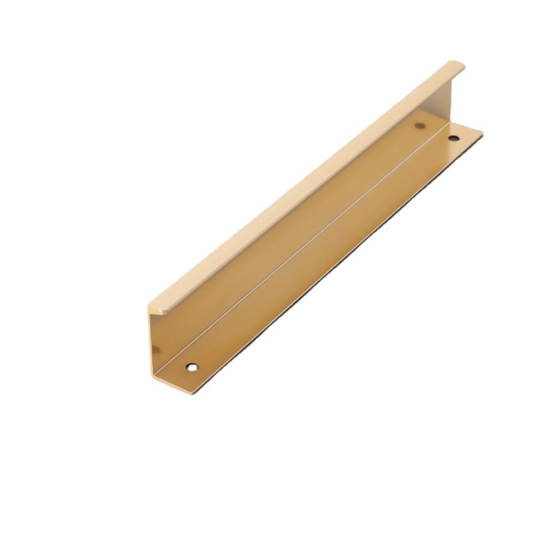 Hot selling 96mm Aluminium Profile Concealed Drawer Handle for Bedroom Kitchen Cabinet Furniture Decor for Living Room