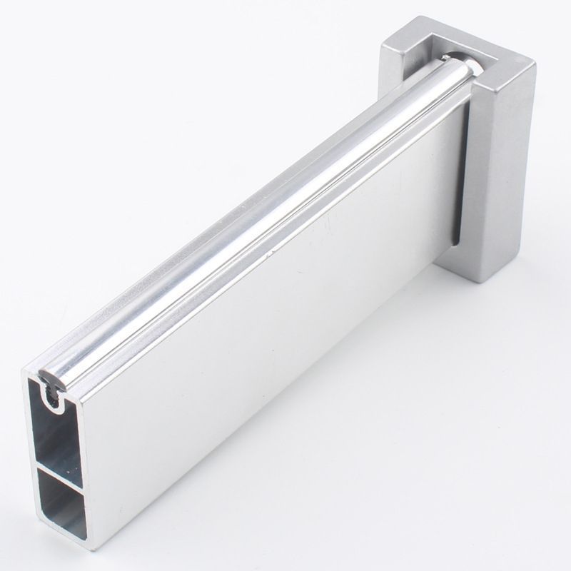 Fashion Style Furniture Aluminium Hanging Rail Wardrobe Brackets Tube Support for Hanging Clothes Profiles for Kitchen Use