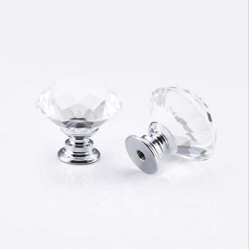 Crystal Handle Diamante Dresser Drawer Knobs for Kitchen Bedroom Living Room & Wine Cellar Villa Warehouse Baby Kids Furniture