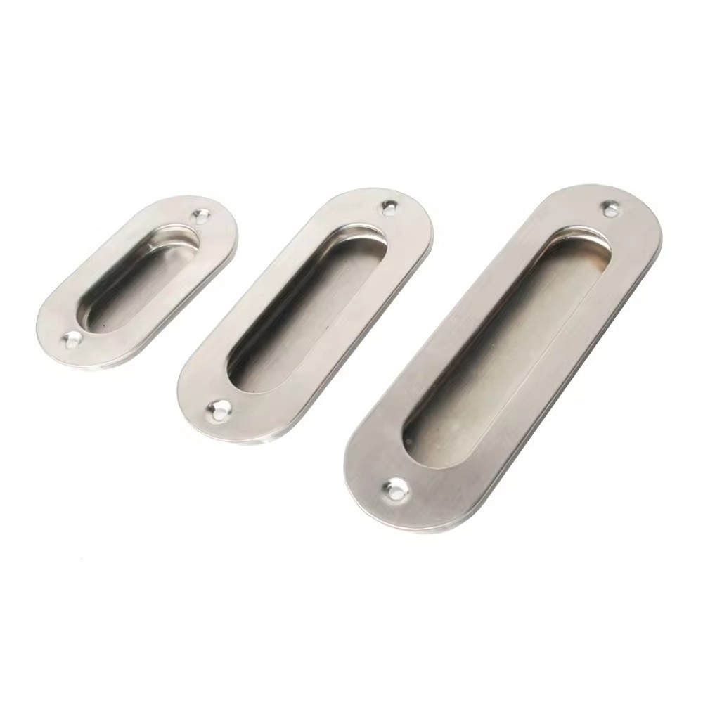 Built-in sliding door handle concealed door pairing clasp recessed invisible handle kitchen accessories living room