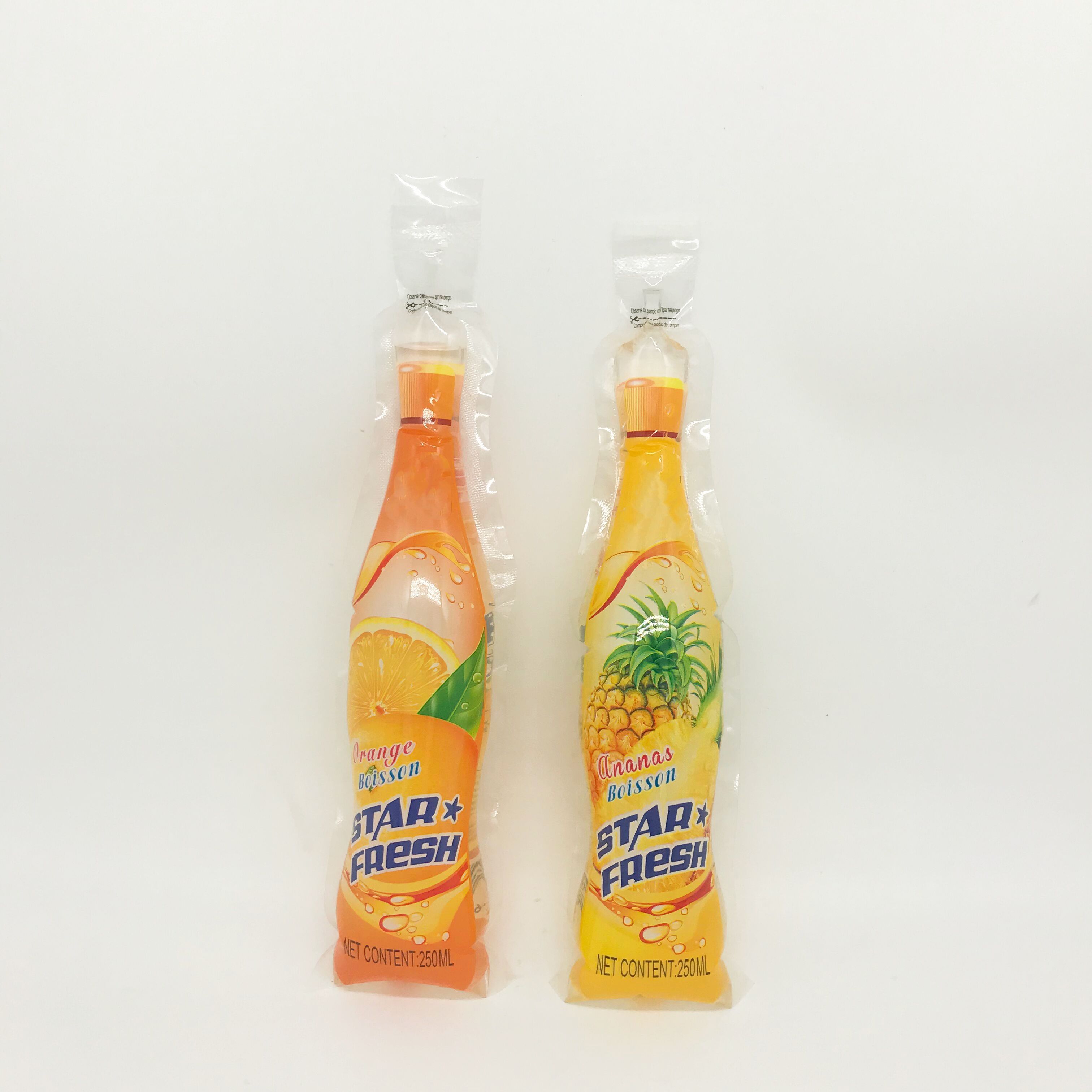 Food Grade plastic shape pouch packaging bag beverage bag injection orange juice pouch custom bottle juice pouch