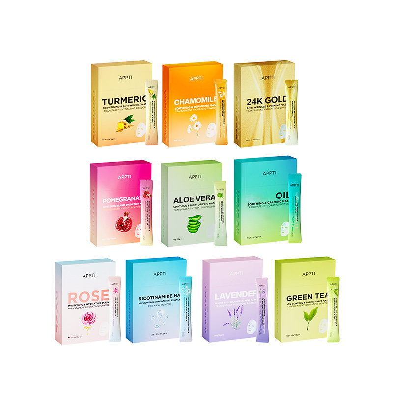 Smoothing Moisturizing Cleansing Instant Hydration Crystal Mask Powder Peel Off Bikini Underarms Area Peel Mask