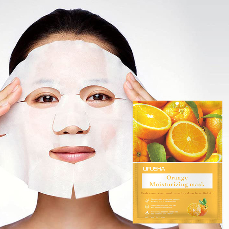 Pear Lemon Fruit Face Sheet Mask Collection Whitening Brightening Firming Repairing Skin Masque Visage Soin Moisturize